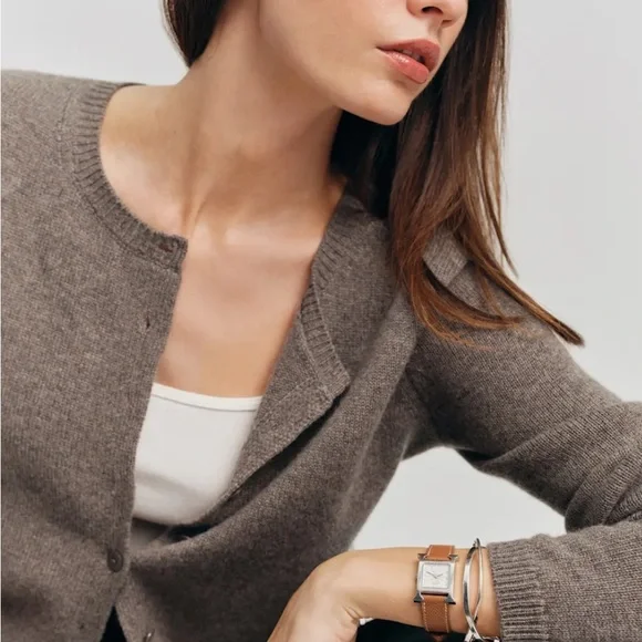 Reformation Clara crew sweater cocoa - Picture 3 of 9